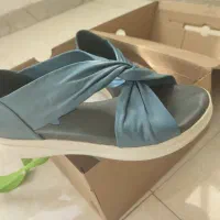 کفش چرم طبیعی تابستانی زنانه