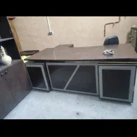 میز مدیریتی به همراه کتابخانه کمد|دفتر کار|کرمان, |دیوار