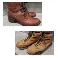 بوت زنانه چرم اصل س ۳۹ و بوت مردانه س ۴۱ تا ۴۲