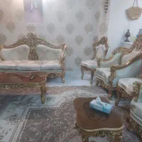 مبل سلطنتی ۹ نفره چوب راش شیک و لاکچری