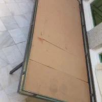 تخت فلزی و تشک یک نفره