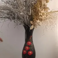 دوعدد گلدان چوبی به همراه ۲۰شاخه گل|گل مصنوعی|اسلام‌شهر, |دیوار