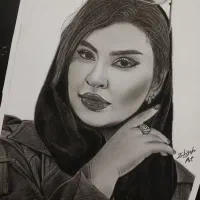 نقاشی چهره هاتون|تابلو، نقاشی، عکس|اصفهان, ابر|دیوار