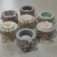 شمعهای دکوری وفانتزی دست ساز|صنایع دستی و سایر لوازم تزئینی|محمدشهر, شهرک پیام (مهرالبرز)|دیوار