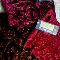 شلوار مخمل گلدار زنانه