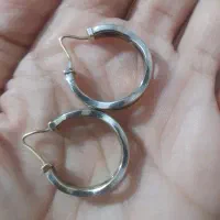 گوشواره حلقه ای نقره عیار۹۲۵