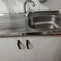 کابینت فلزی همراه سینک