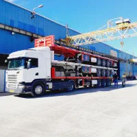 درخواست پیمانکار رنگ تریلی کمپرسی سه محور