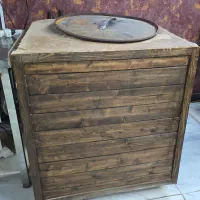 تنور گلی دست ساز و وسایل نان داغ