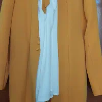 کت وشلوارباتاب زیبایش رنگ خردل
