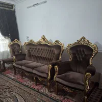 مبل سلطنتی 9 نفره به همراه گل میز
