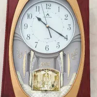 ساعت ملودی دار طرح چوب