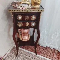 میز تلفن چوبی