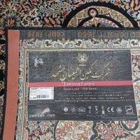 ۳ تخته فرش۹متری و۲تا کناره نگین مشهد زمینه سرمه ای|فرش|قم, شهرک مهدیه (مدرس)|دیوار
