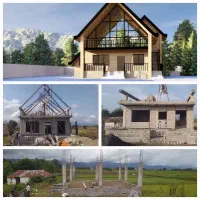 اجرای اسکلت بندی ساختمان و دیوار چینی و قالبندی