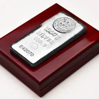 شمش نقره ندیرNadir ترکیه وزن۱۰۰۰ گرم ریالی و دلاری