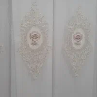 پرده حریر با تاج|پرده، رانر، رومیزی|تایباد, |دیوار