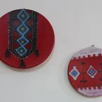 دیوار  کوب طرح  گلیم سنتی ایرانی