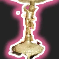 خرما خوری پایه برنجی آنتیک