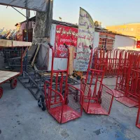 دوچرخ حفاظ دار پله رو گاری دستی توری دار پله برپاپ