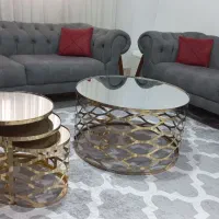 میز جلو مبلی و سه عدد عسلی