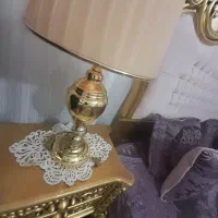 آباژور طلایی رنگ ثابت|چراغ خواب و آباژور|مشهد, رستگار|دیوار