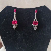 گوشواره یاقوت سرخ نو