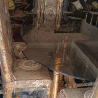 میز نهار خوری 6 نفره سلطنتی دوعدد صندلی اضافه