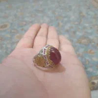 انگشتر نقره عقیق سرخ|جواهرات|مشهد, هنرور|دیوار