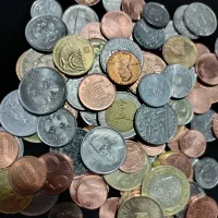 100 عدد سکه خارجی آمریکا انگلیس و ...|کلکسیون سکه، تمبر، اسکناس|بم, |دیوار