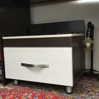 سرویس خواب تخت(زیرش تخت مهمان دارد)دراور،دکور،عسلی|تخت و سرویس خواب|قم, زینبیه|دیوار