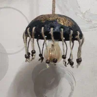 لوستر پاپیه ماشه|لوستر و چراغ آویز|کاشان, طالقانی|دیوار