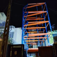 ساخت ونصب انواع اسکلت فلزی جوشی وپیچ ومهره