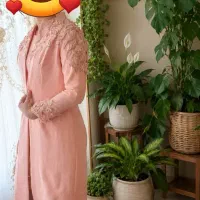 مانتو پیراهن مجلسی ۲ تکه اپلیکه شده سایز شناور|لباس|تهران, سعادتآباد|دیوار