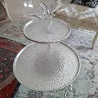 شیرینی خوری گلدان کریستال میوه خوری و گلدان مشگی