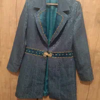 کت  و شلوارمجلسی با تاب خودش سایز36-38