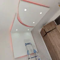 نقاشی کناف کاری لاین نوری|خدمات پیشه و مهارت|پرند, فاز ۶|دیوار