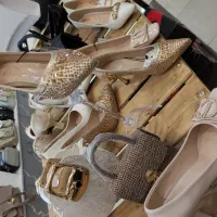 پاشنه دار شیک پارامونت زیتون جنب اکسسوری رایا