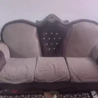 مبل هفت نفره|مبلمان خانگی و میز عسلی|پایین هولار, |دیوار