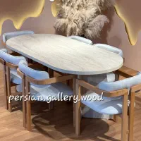 فِرِدِریکا میز غذاخوری مارال باجزئیات اروپایی|میز و صندلی غذاخوری|تهران, ظفر|دیوار