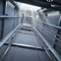 نصب آسانسور( اهنکشی ریل و درب مکانیک راه اندازی