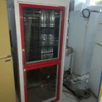 سلام یخچال دو درب ویترینی با ضمانت