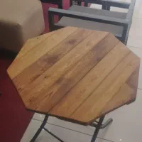 میز تاشو با چوب ترموود
