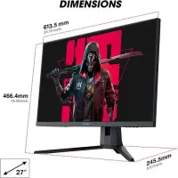 مانیتور گیمینگ کوری 165hz پنل ips