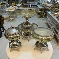 ست میوه شیرینی شکلات آجیل خوری برنزی سرویس پذیرایی|صنایع دستی و سایر لوازم تزئینی|مشهد, سجادیه|دیوار
