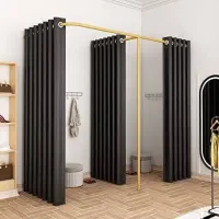 اتاق پرو میله و پرده ساخت و نصب