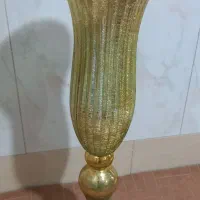 گلدان شیشه ای/ گلدون کنار سالنی|صنایع دستی و سایر لوازم تزئینی|قم, لسانی|دیوار