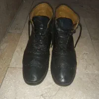 کفش چرم اصل نیم بوت