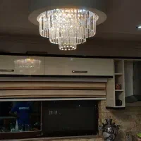 لوستر مدل کاردی سایز ۵۰ با ۳طبقه کریستال