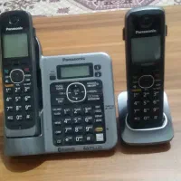 تلفن بیسیم دو گوشی سیار پاناسونیک